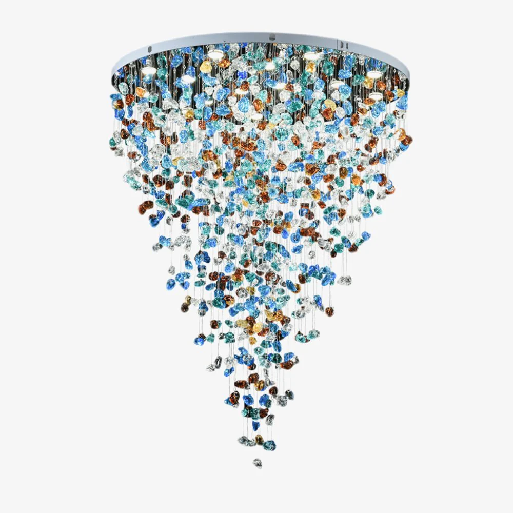 Veshaa Postmodern Luxury Stone Crystal Chandelier - Image 38