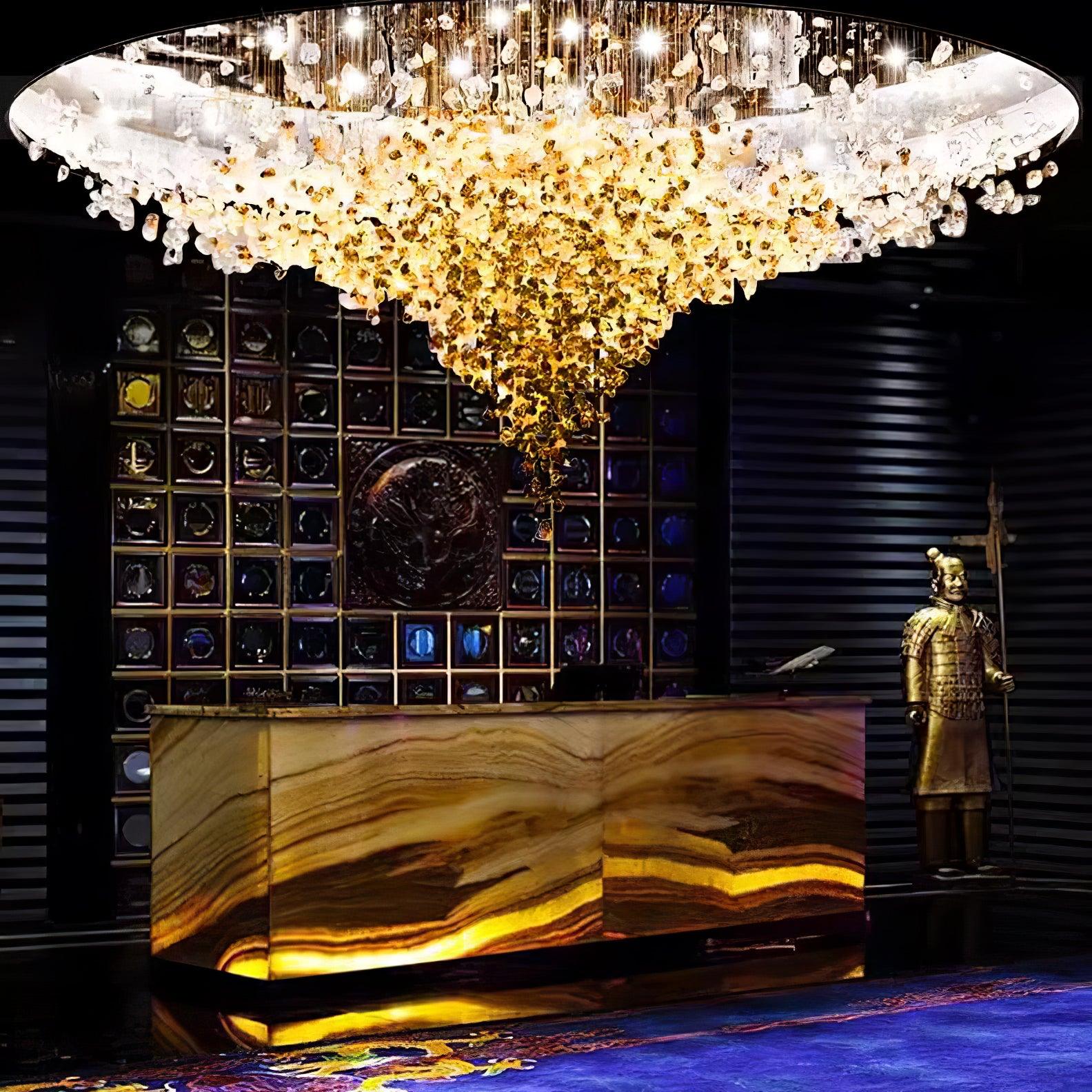 Veshaa Postmodern Luxury Stone Crystal Chandelier - Image 52