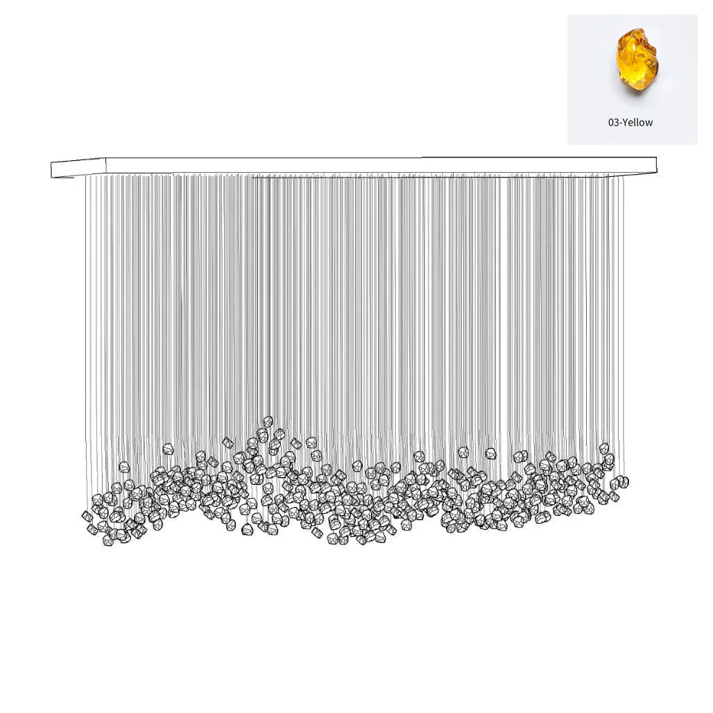 Veshaa Postmodern Luxury Stone Crystal Chandelier - Image 62