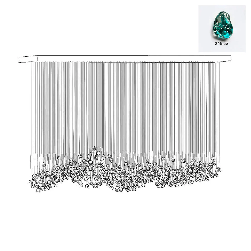 Veshaa Postmodern Luxury Stone Crystal Chandelier - Image 65
