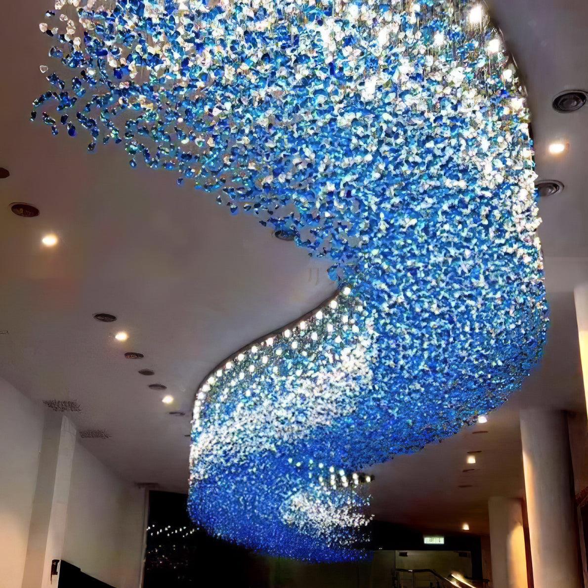 Veshaa Postmodern Luxury Stone Crystal Chandelier - Image 9