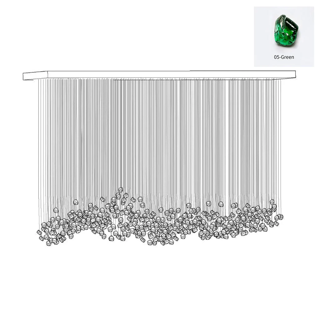 Veshaa Postmodern Luxury Stone Crystal Chandelier - Image 95