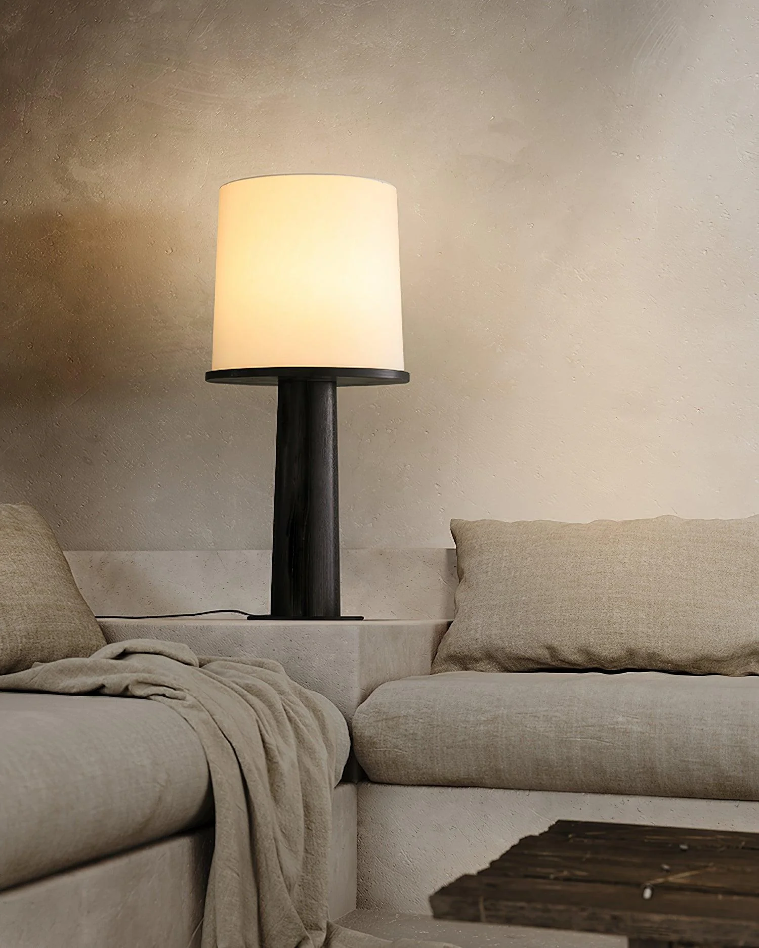 Vesper Minimalist Wood Table Lamp - Image 12