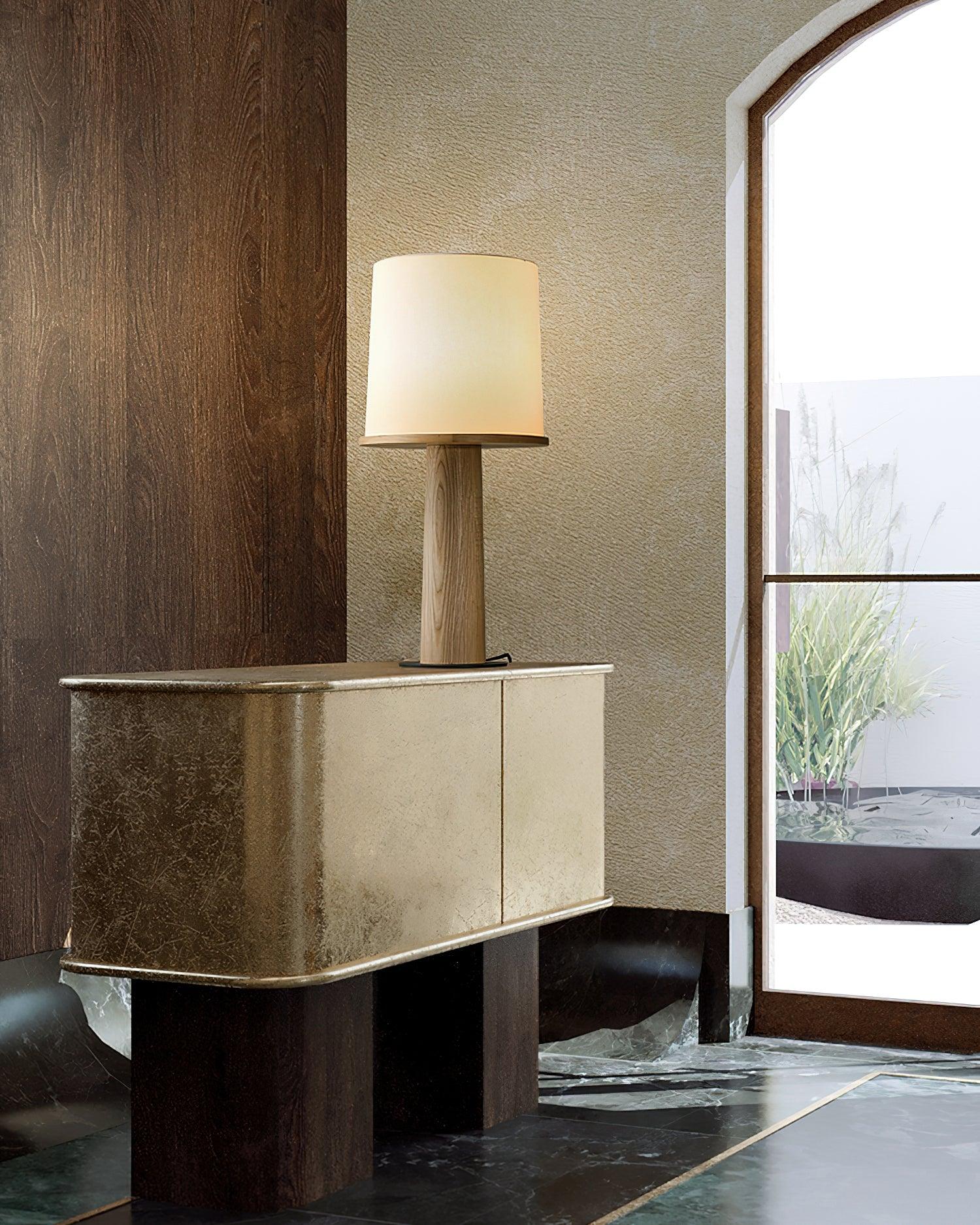 Vesper Minimalist Wood Table Lamp - Image 14