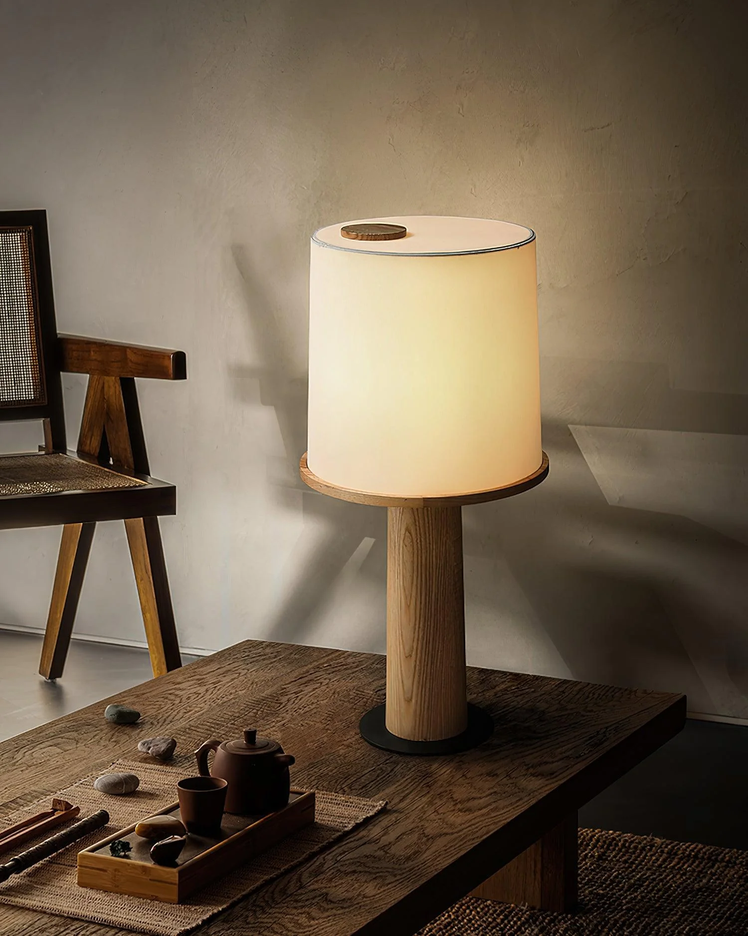 Vesper Minimalist Wood Table Lamp - Image 18