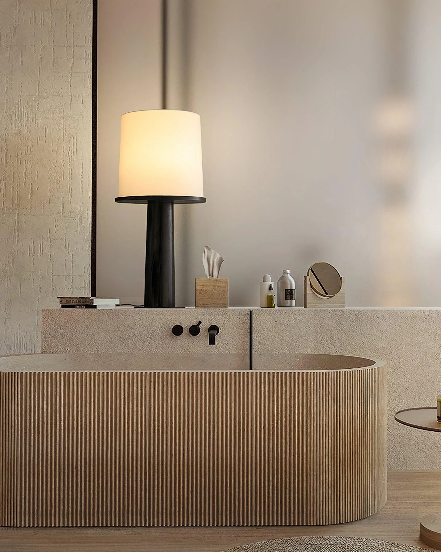 Vesper Minimalist Wood Table Lamp - Image 19