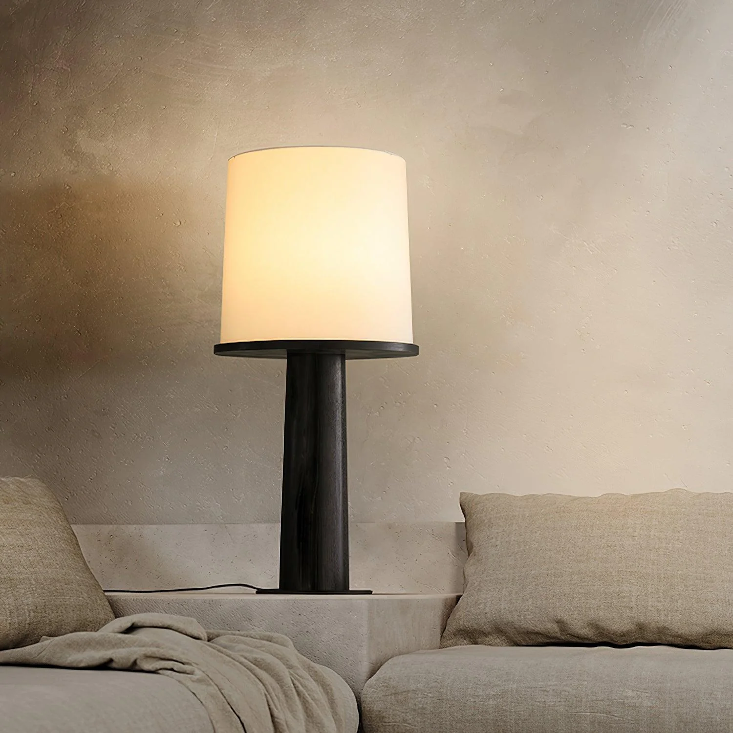 Vesper Minimalist Wood Table Lamp - Image 5