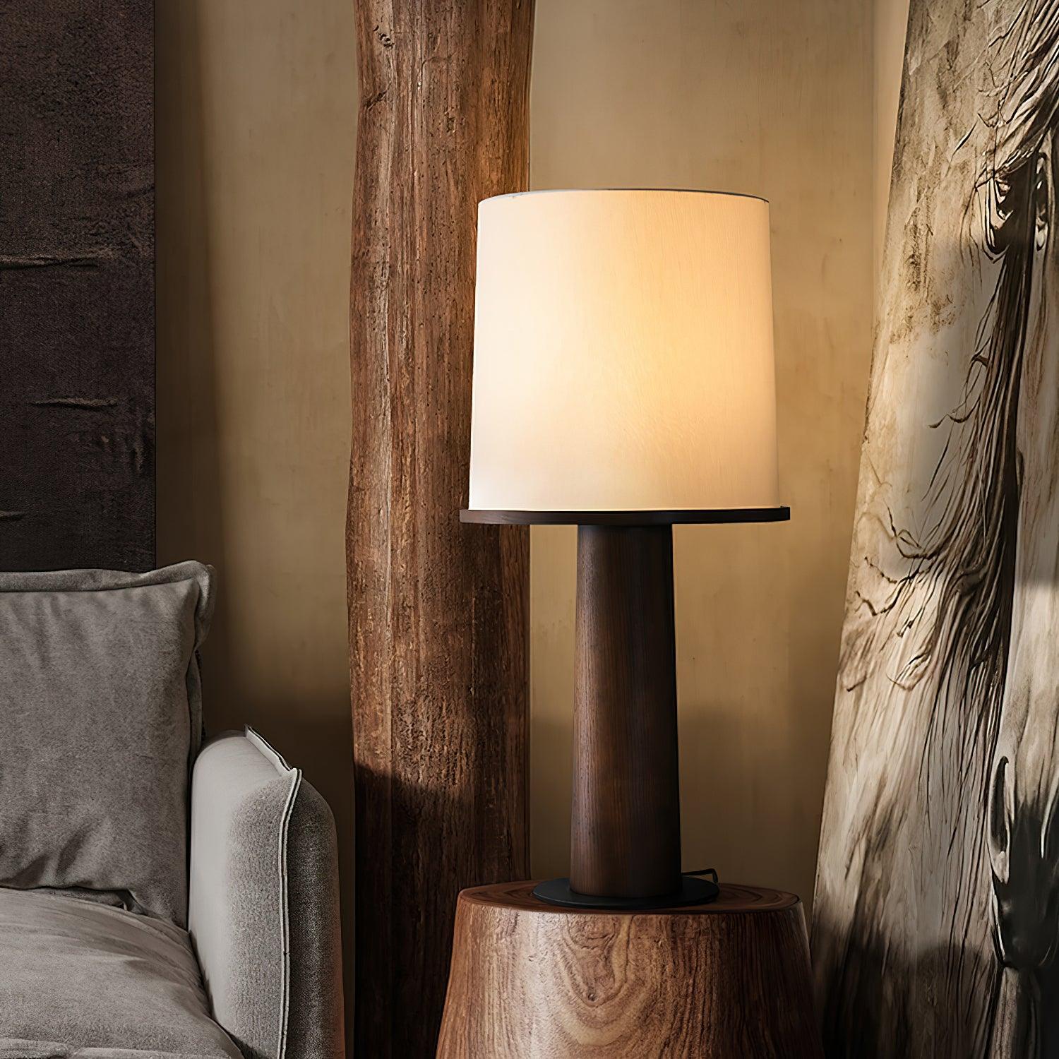Vesper Minimalist Wood Table Lamp - Image 7