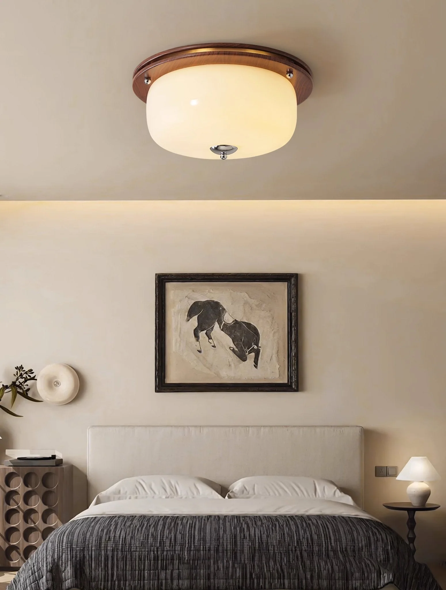 Vetheel Premium Nordic Art Dome Glass Ceiling Light - Image 19