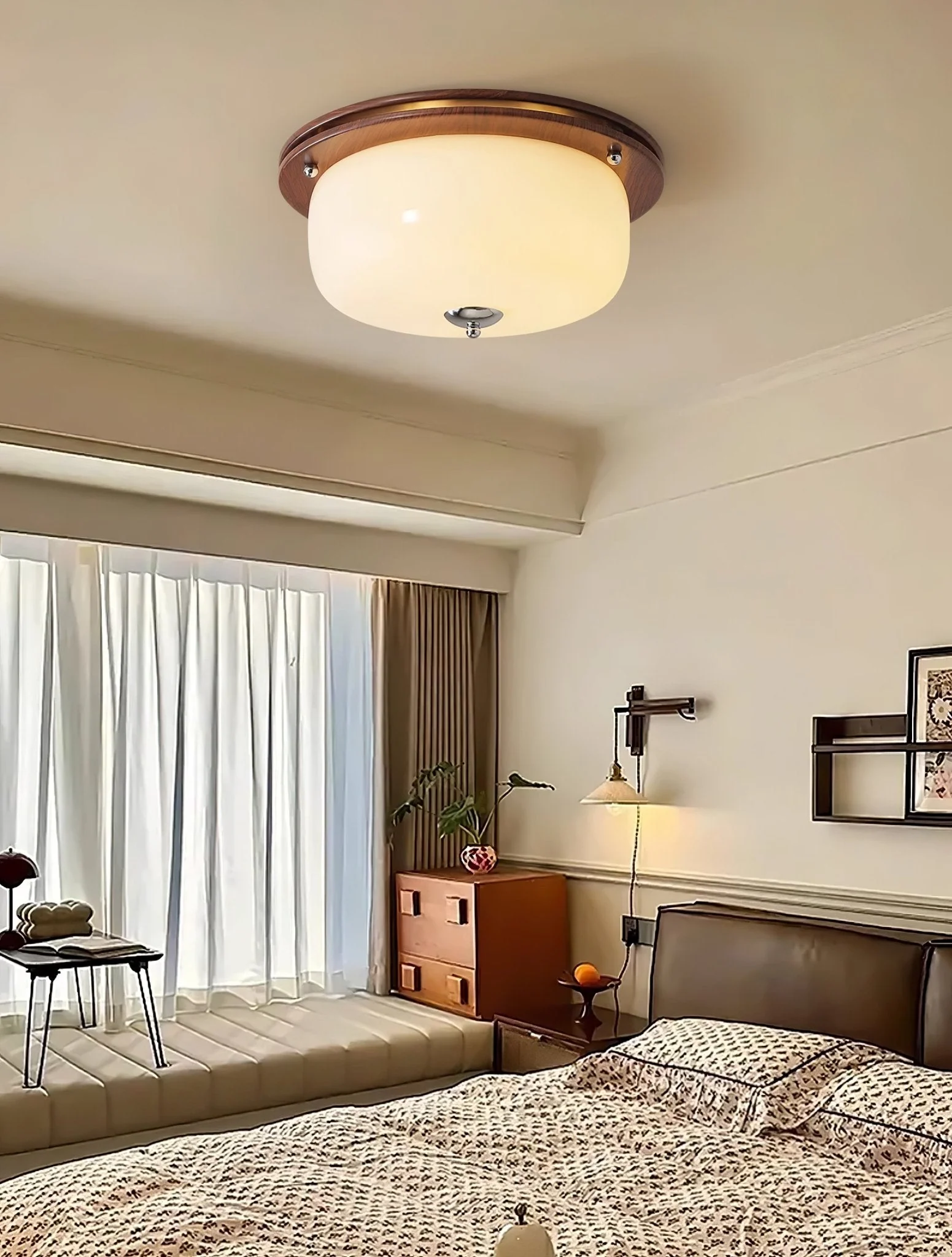 Vetheel Premium Nordic Art Dome Glass Ceiling Light - Image 21