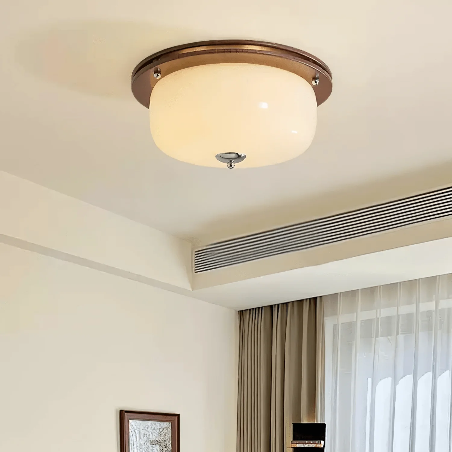 Vetheel Premium Nordic Art Dome Glass Ceiling Light - Image 28