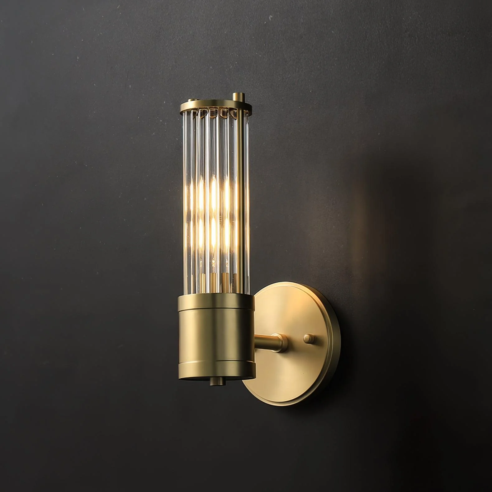 Vevenisra Nordic Art Cylinder Glass Wall Light - Image 22