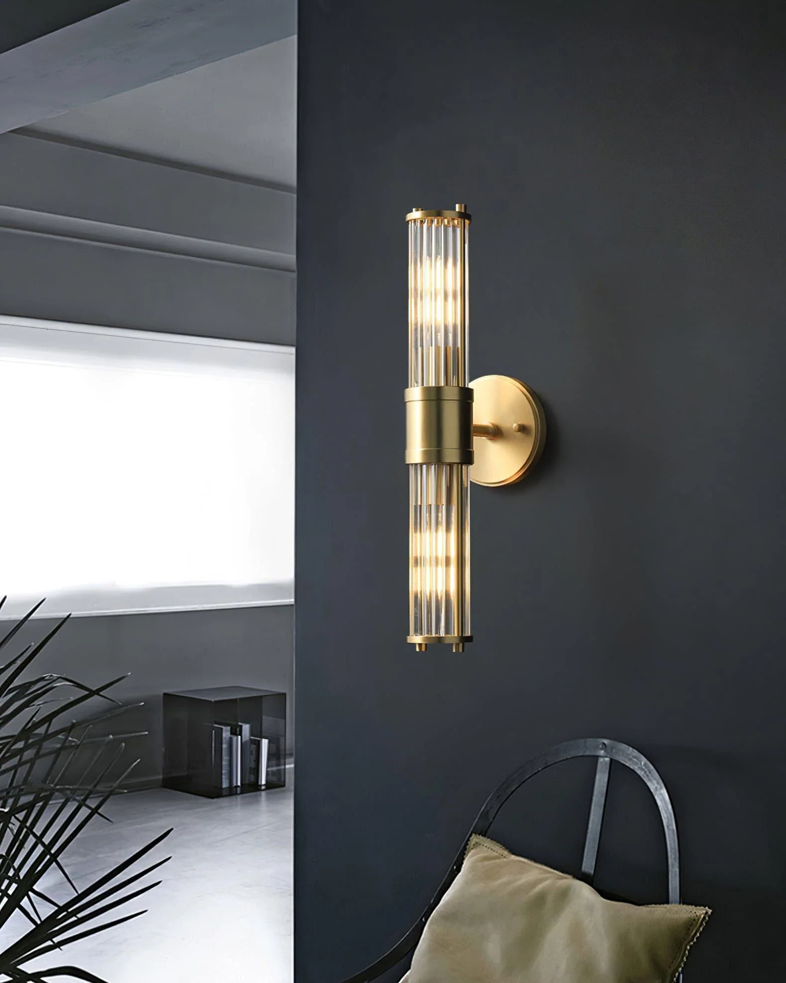 Vevenisra Nordic Art Cylinder Glass Wall Light - Image 39