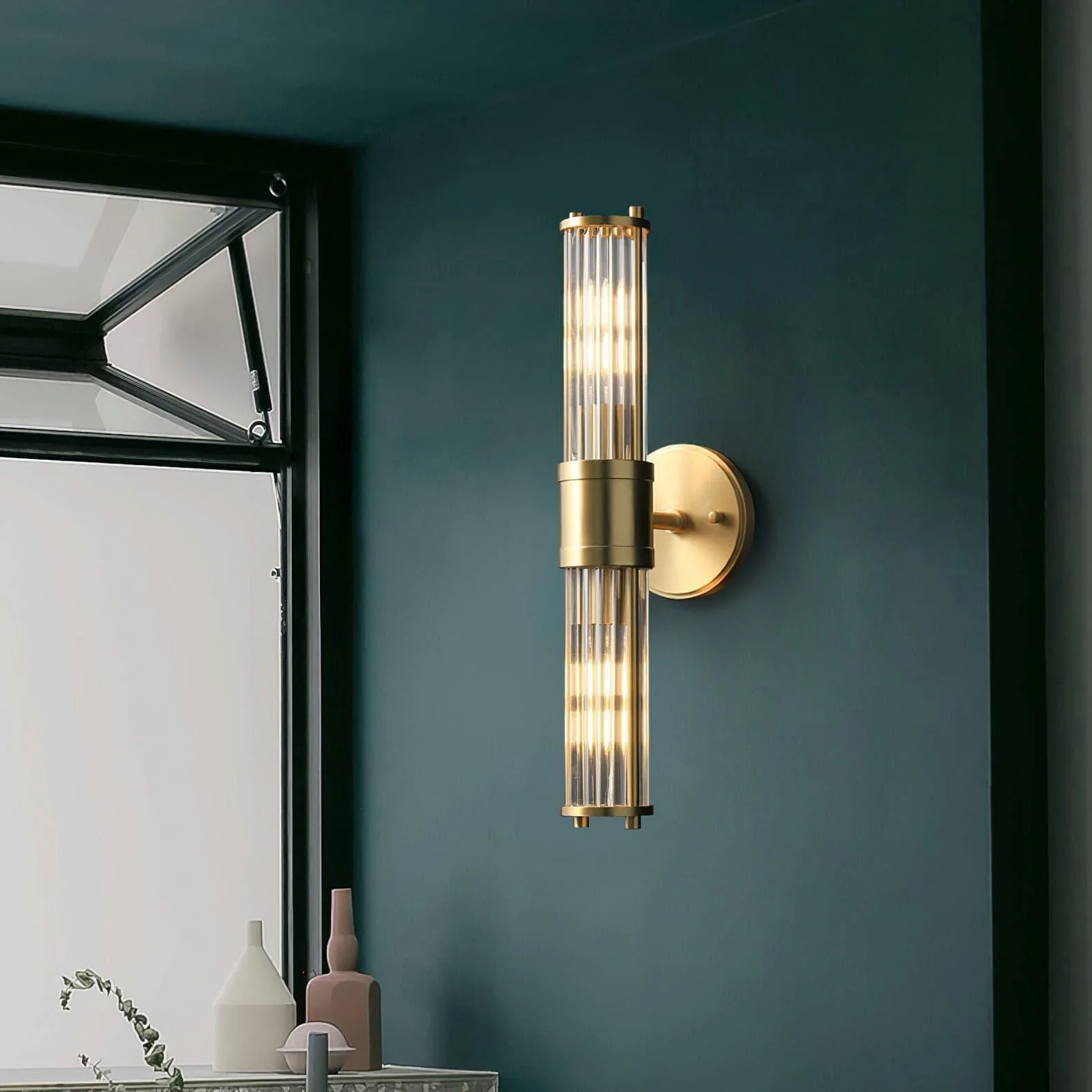 Vevenisra Nordic Art Cylinder Glass Wall Light - Image 40