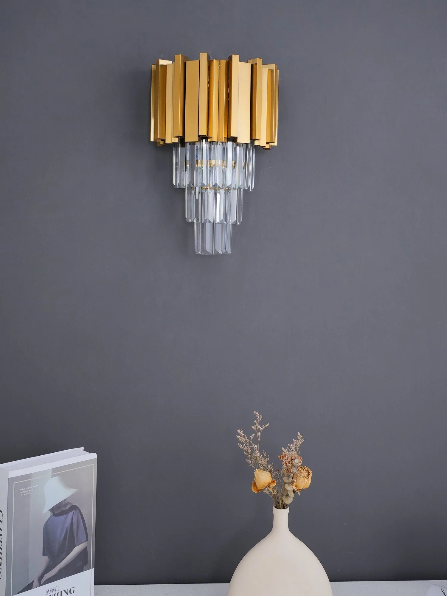 Vevyniel Postmodern Luxury Empire Crystal Wall Lamp - Image 16