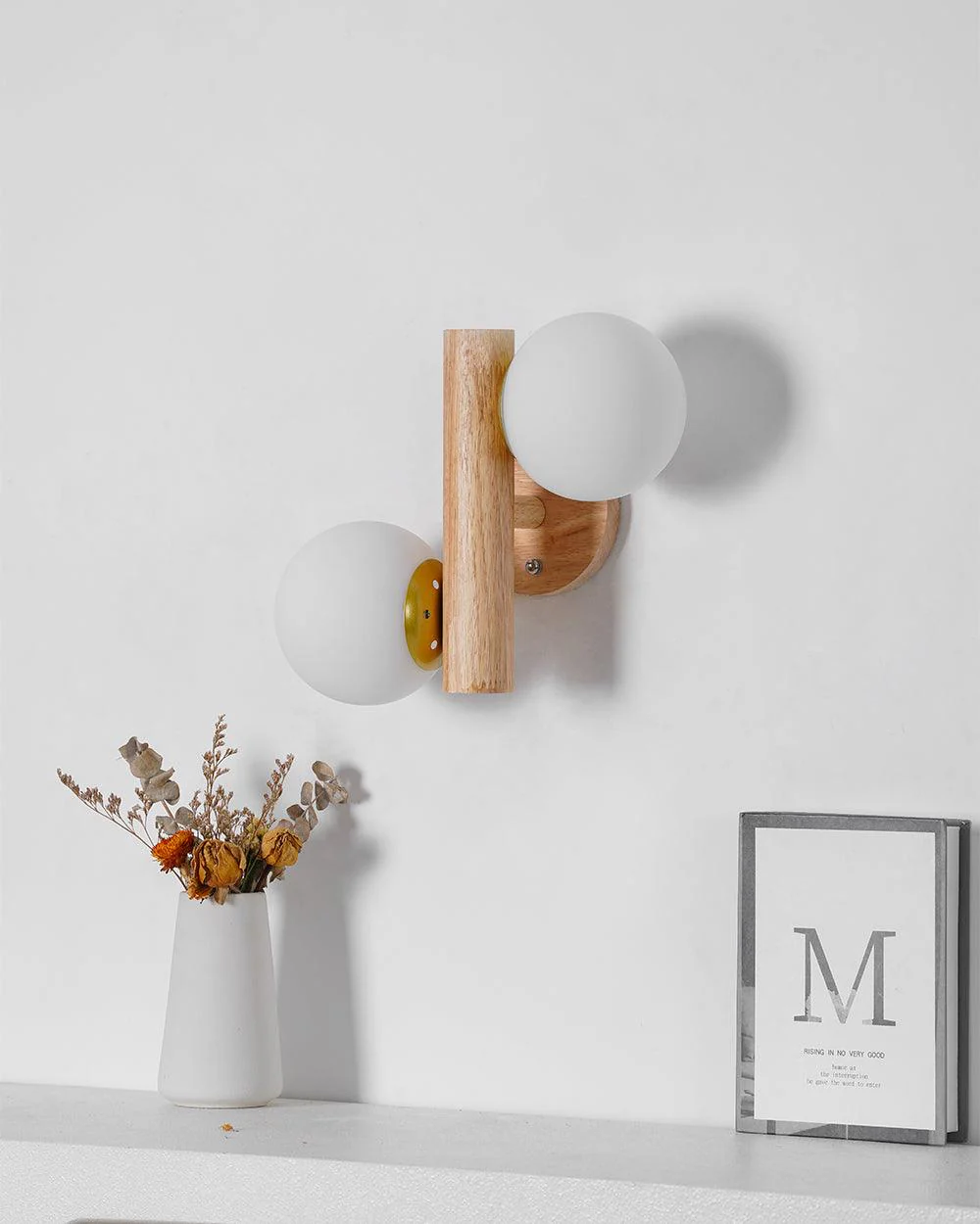 Vexorise Wood Scandinavian Wall Lamp - Image 16