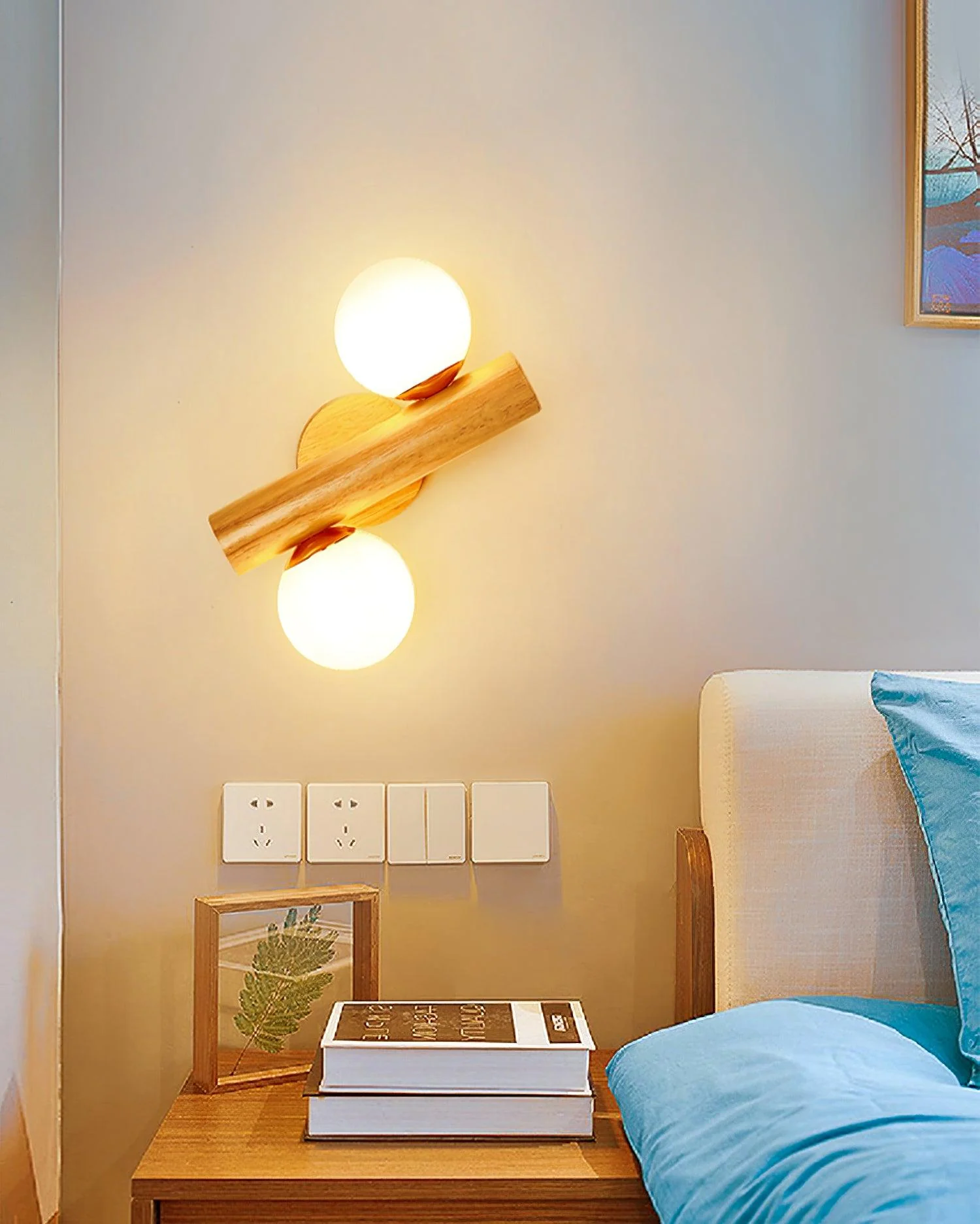 Vexorise Wood Scandinavian Wall Lamp - Image 18