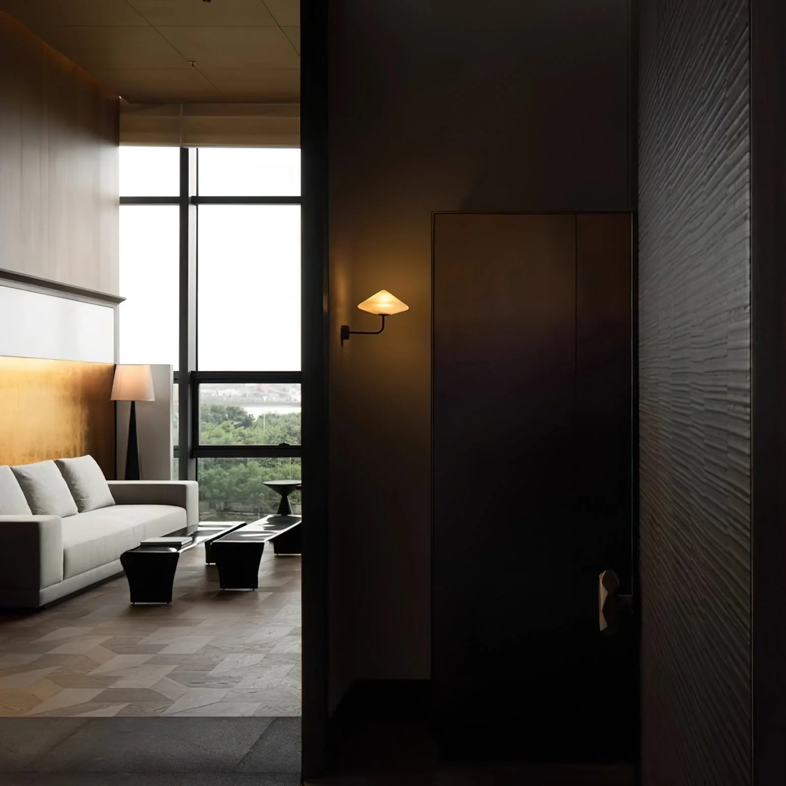Vibla Modern Glass Wall Light - Image 4