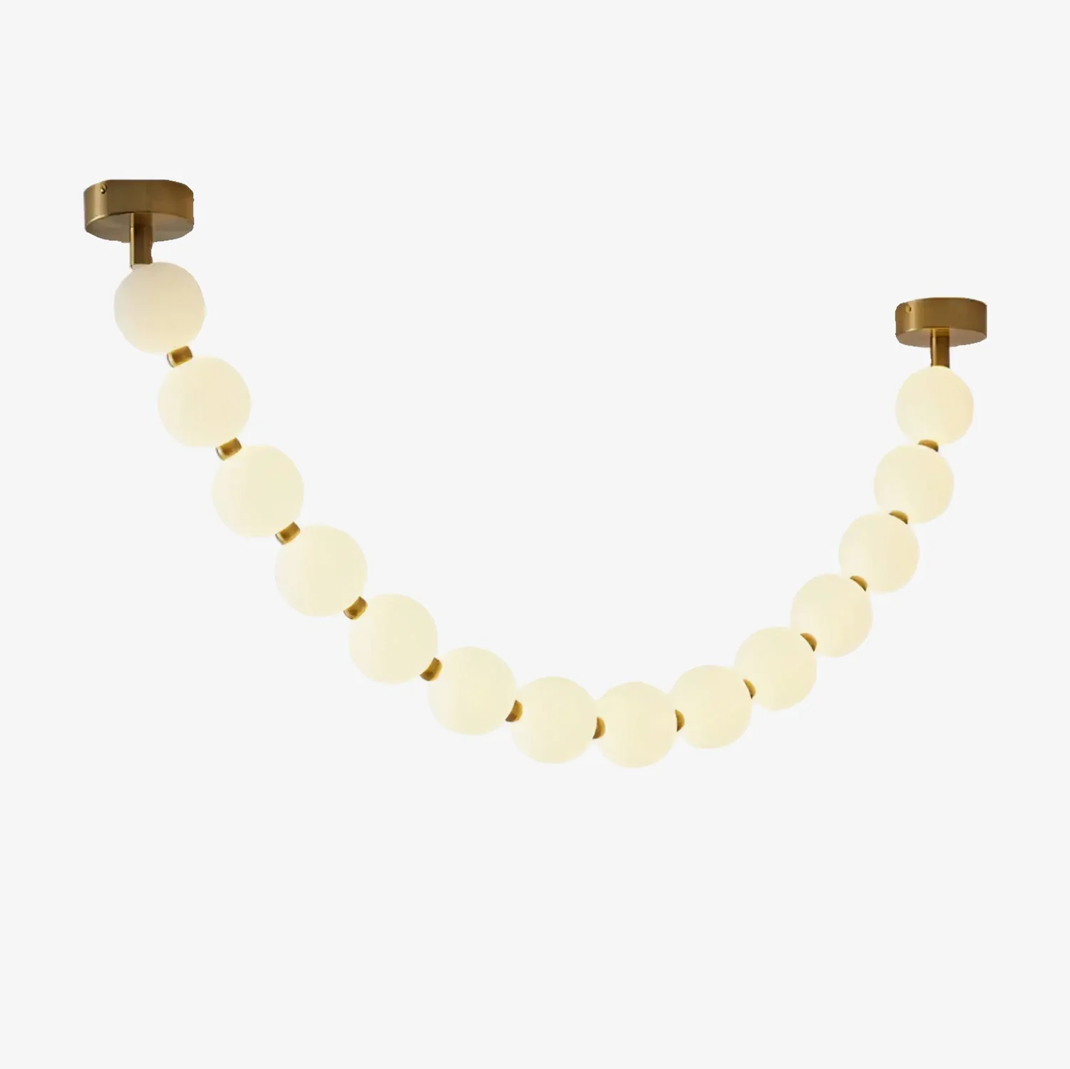 Vicariel Pearl Necklace Balls Glass Chandelier - Image 10