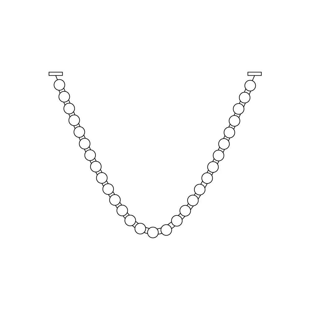 Vicariel Pearl Necklace Balls Glass Chandelier - Image 30