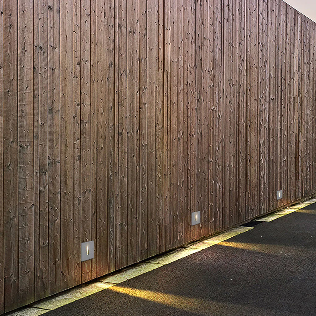 Victor Square LED Modern Outdoor Step Lights - Image 10