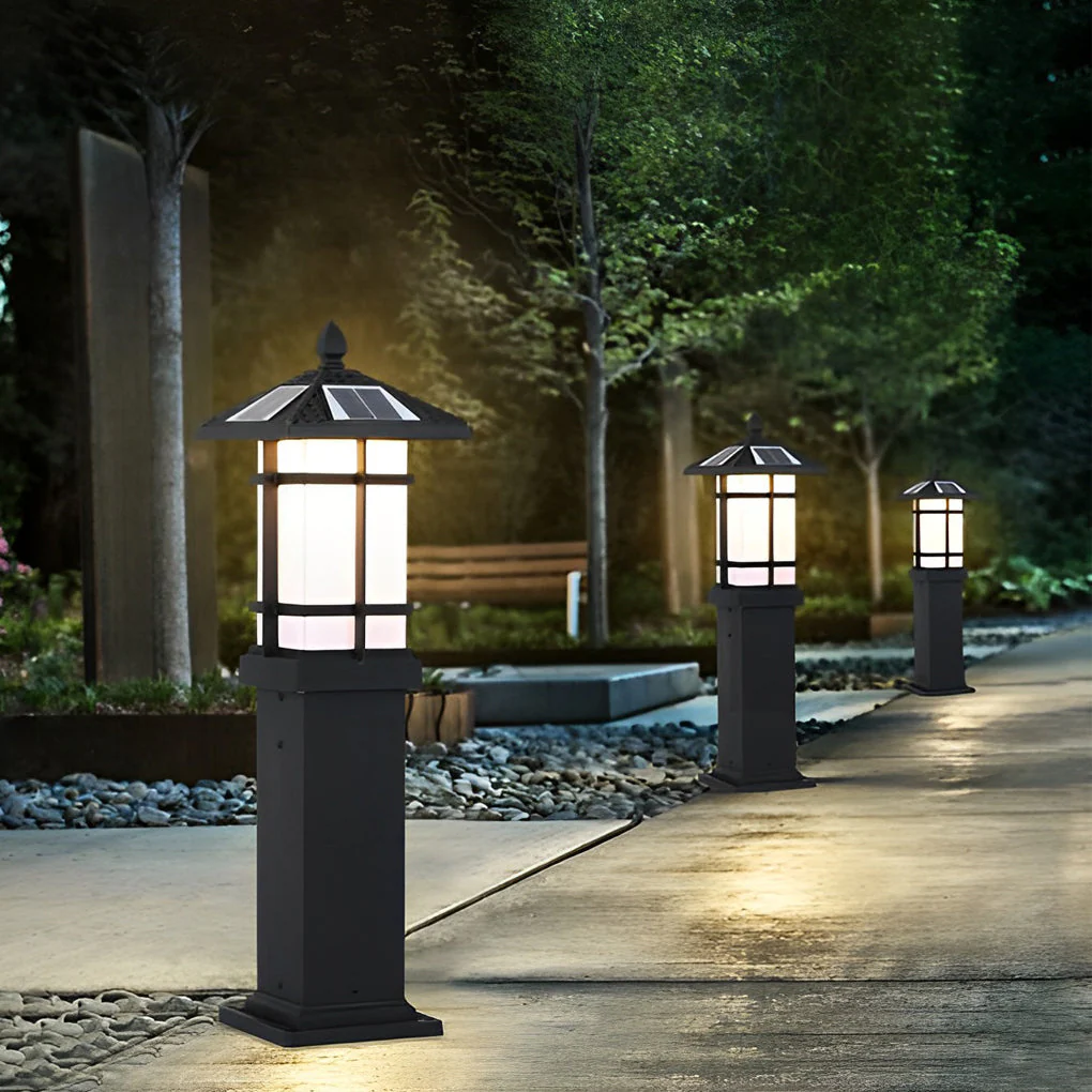 Victria Modern LED Ancient Outdoor Bollard Light
