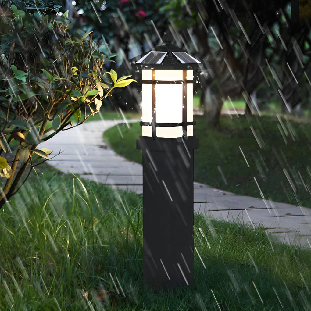 Victria Modern LED Ancient Outdoor Bollard Light - Image 10