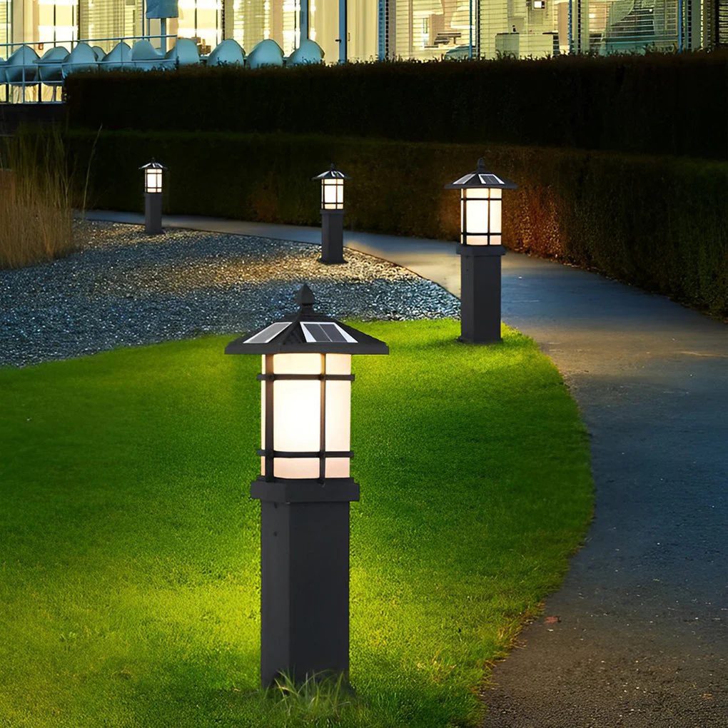 Victria Modern LED Ancient Outdoor Bollard Light - Image 12