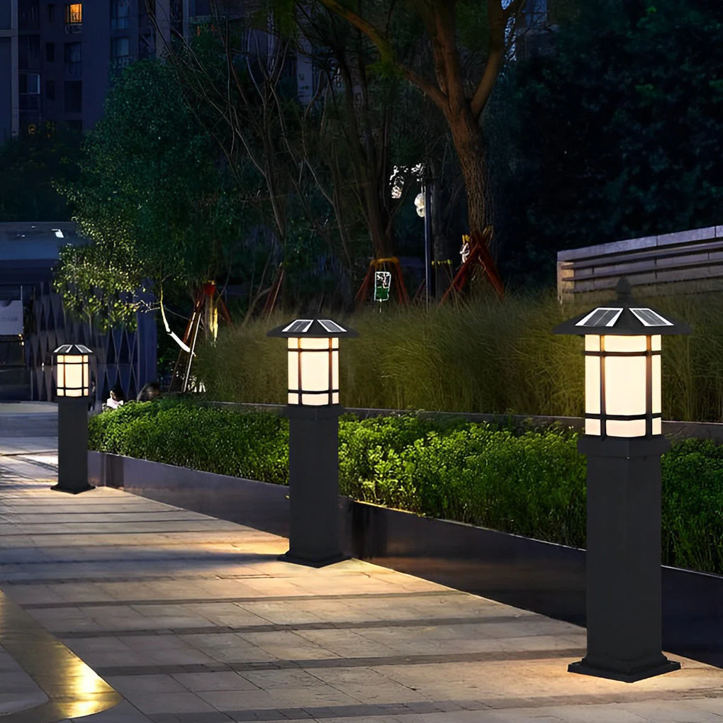 Victria Modern LED Ancient Outdoor Bollard Light - Image 14