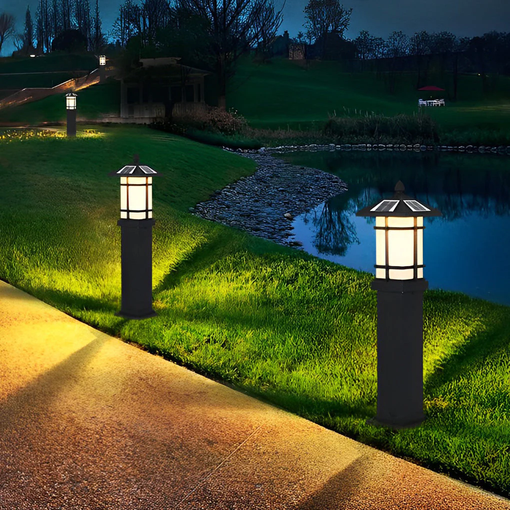 Victria Modern LED Ancient Outdoor Bollard Light - Image 15