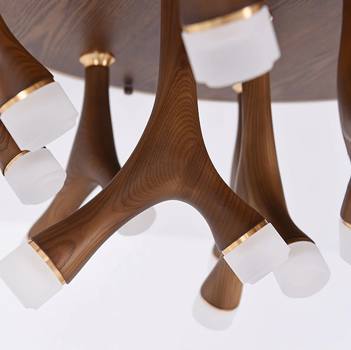 Vilorion Nature-Inspired Wood Ceiling Light - Image 13