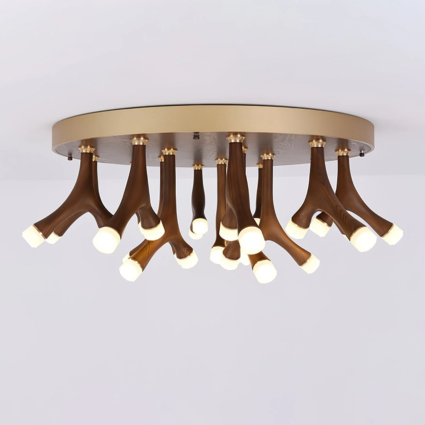 Vilorion Nature-Inspired Wood Ceiling Light - Image 15