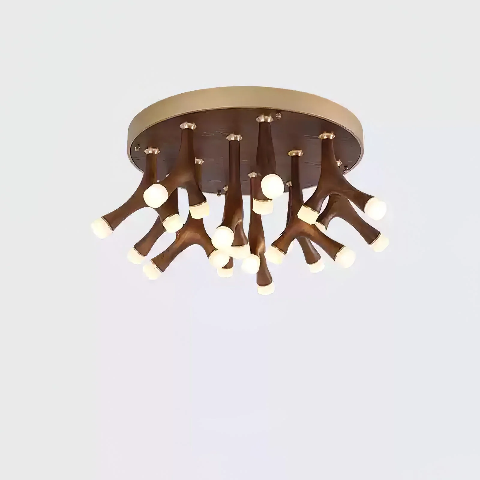 Vilorion Nature-Inspired Wood Ceiling Light - Image 3