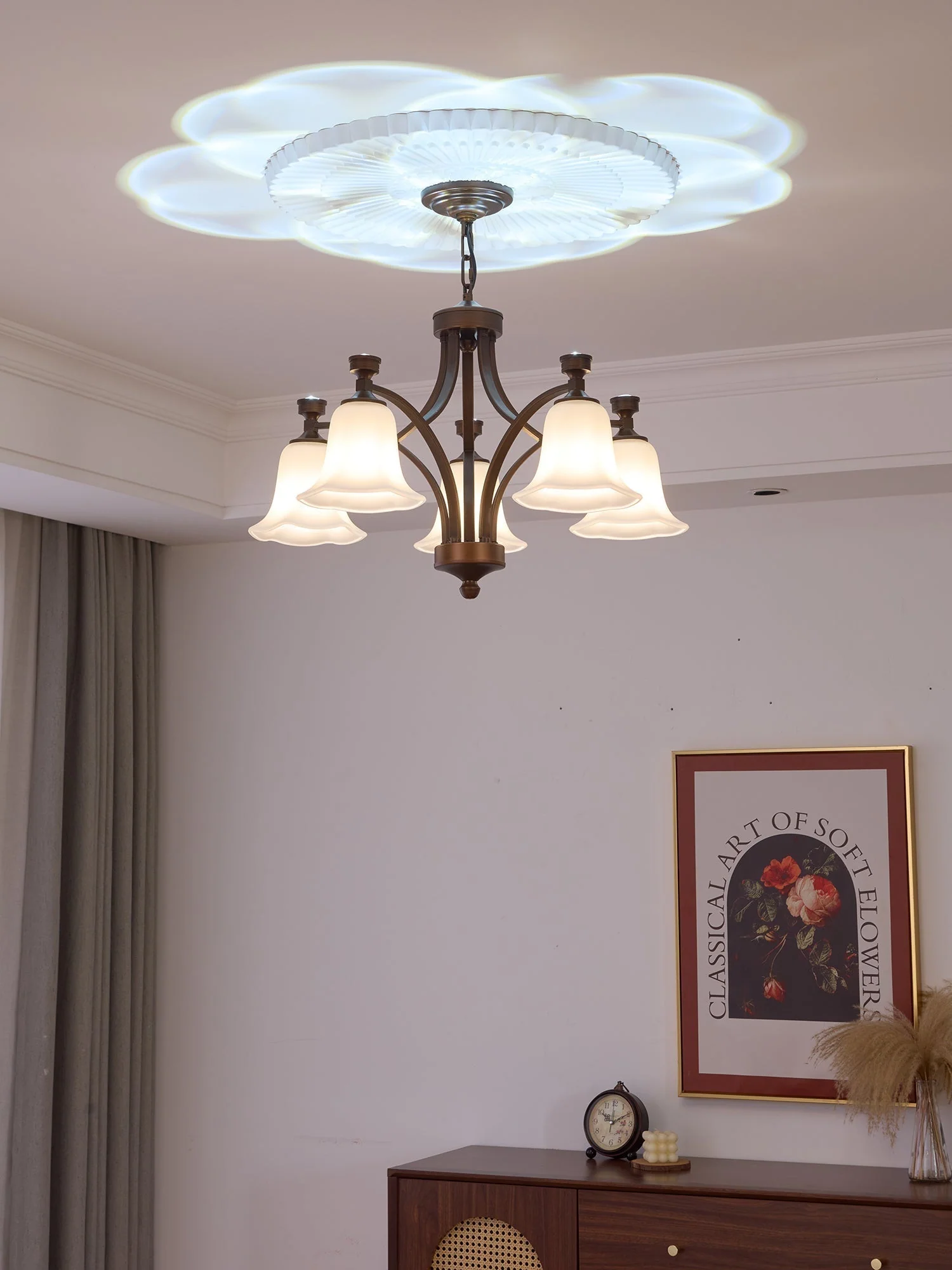 Viloros Traditional Premium Bell Glass Chandelier - Image 13