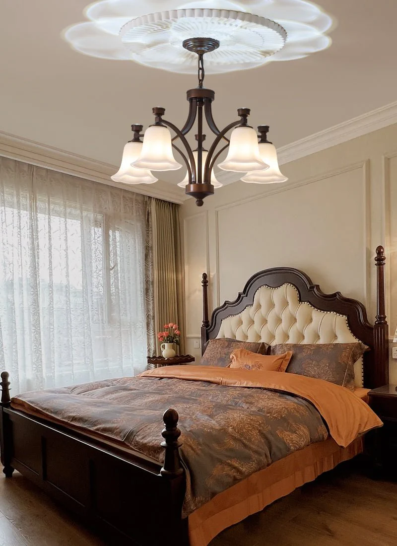 Viloros Traditional Premium Bell Glass Chandelier - Image 23
