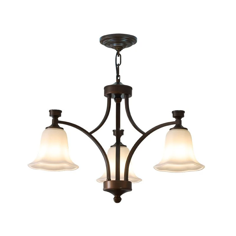 Viloros Traditional Premium Bell Glass Chandelier - Image 30
