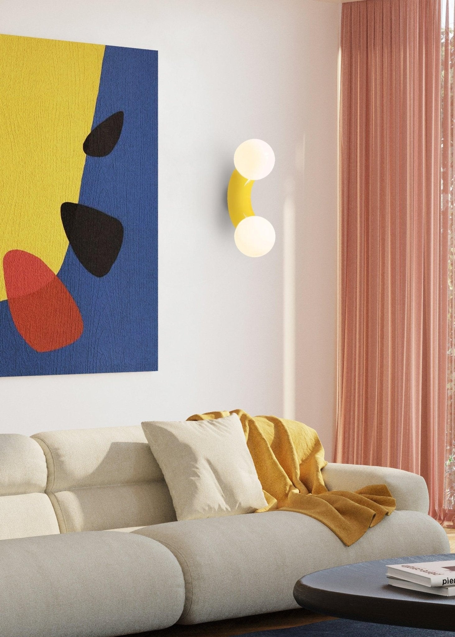 Ithaara Premium Nordic Art Glass Wall Lamp - Image 7