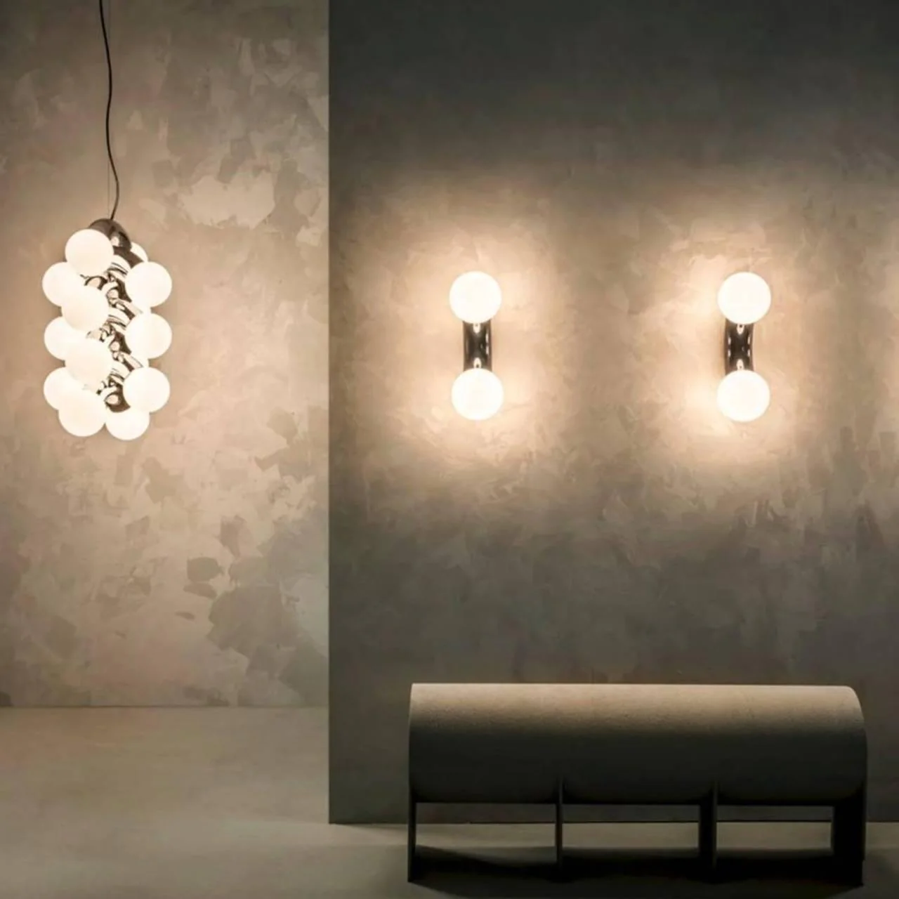 Ithaara Premium Nordic Art Glass Wall Lamp - Image 9