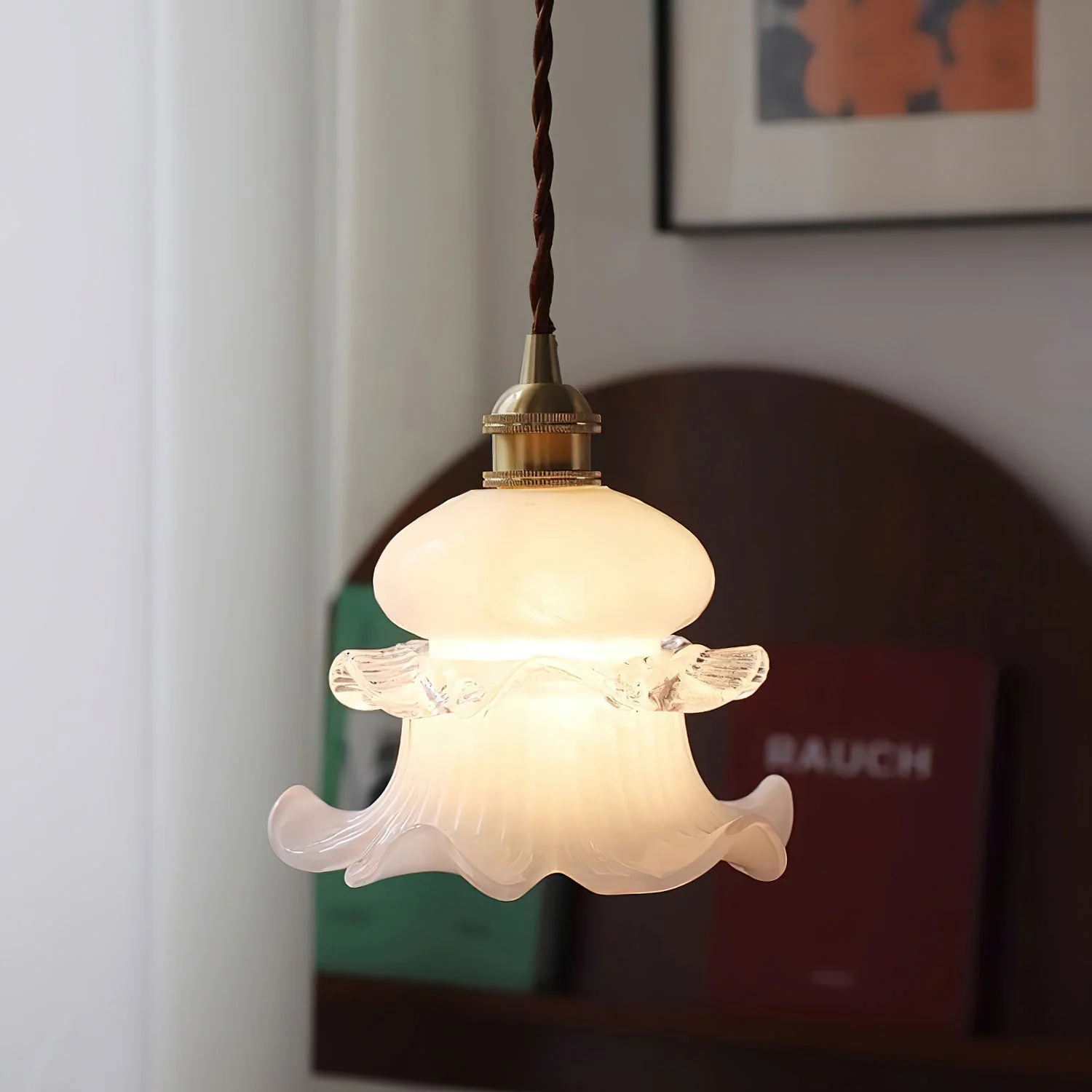 Vintage Modern Brass Pendant Light - Image 11