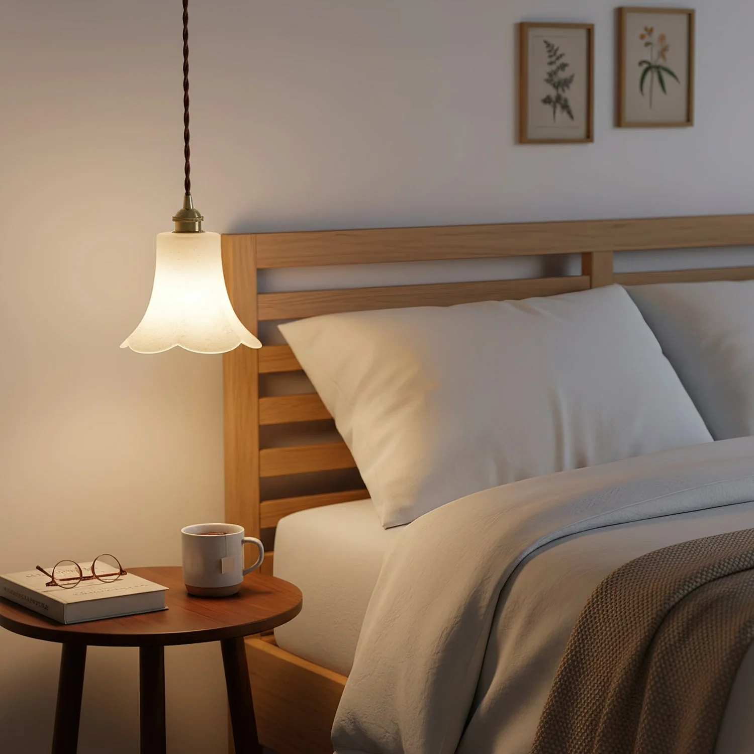 Vintage Modern Brass Pendant Light - Image 4