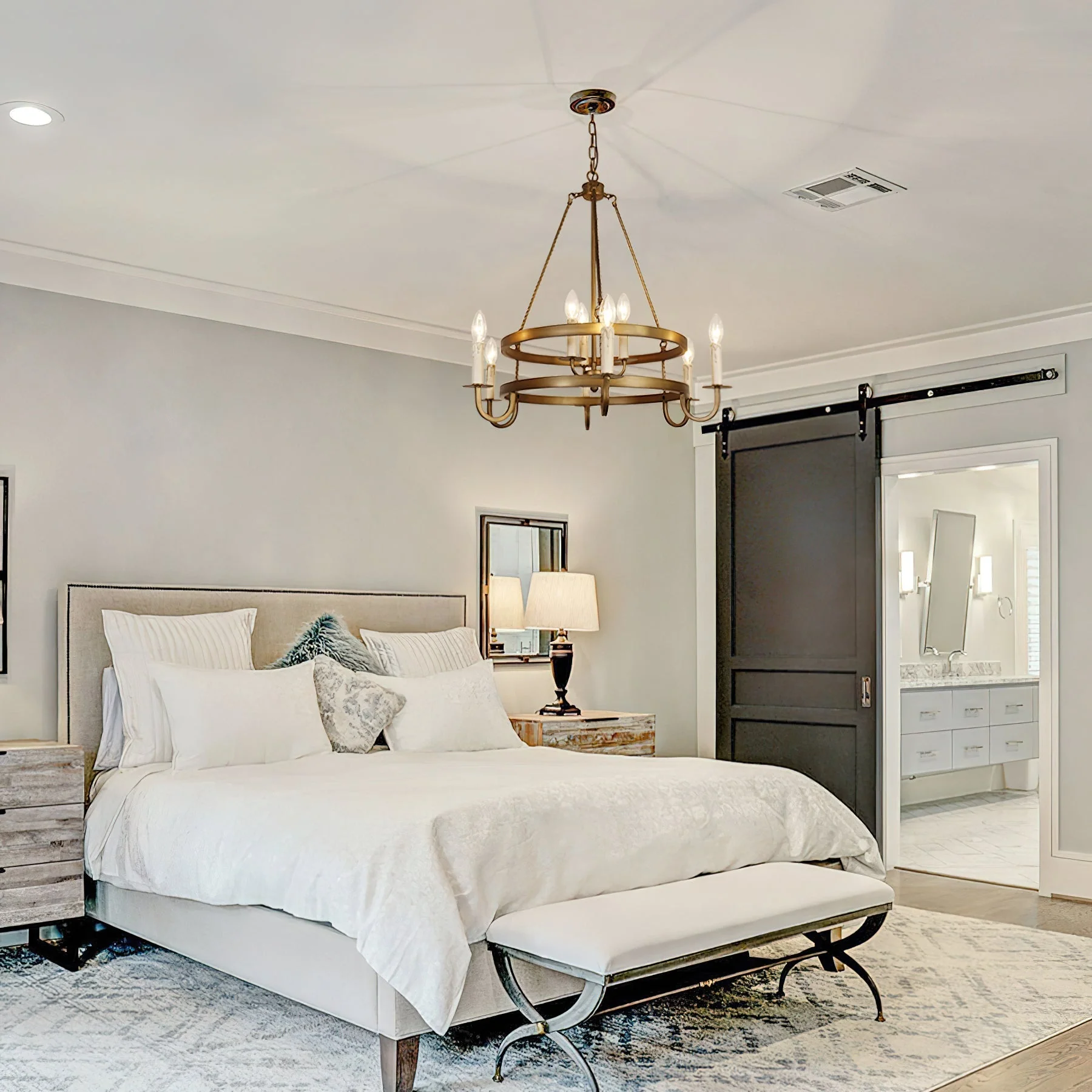 Vintara Brass Candle Chandelier - Image 11