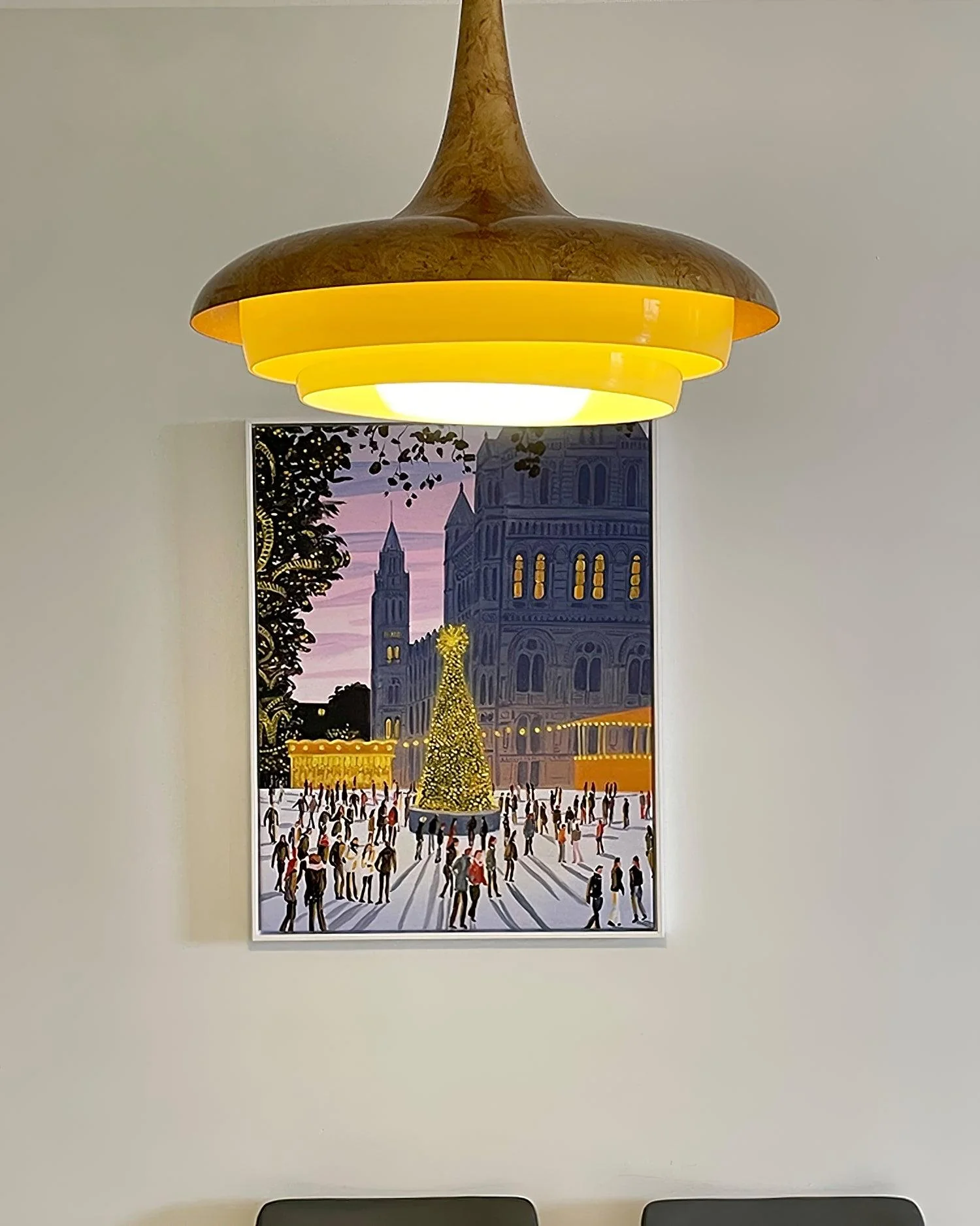 Vioce Mid-Century Modern Glass Pendant Light - Image 10