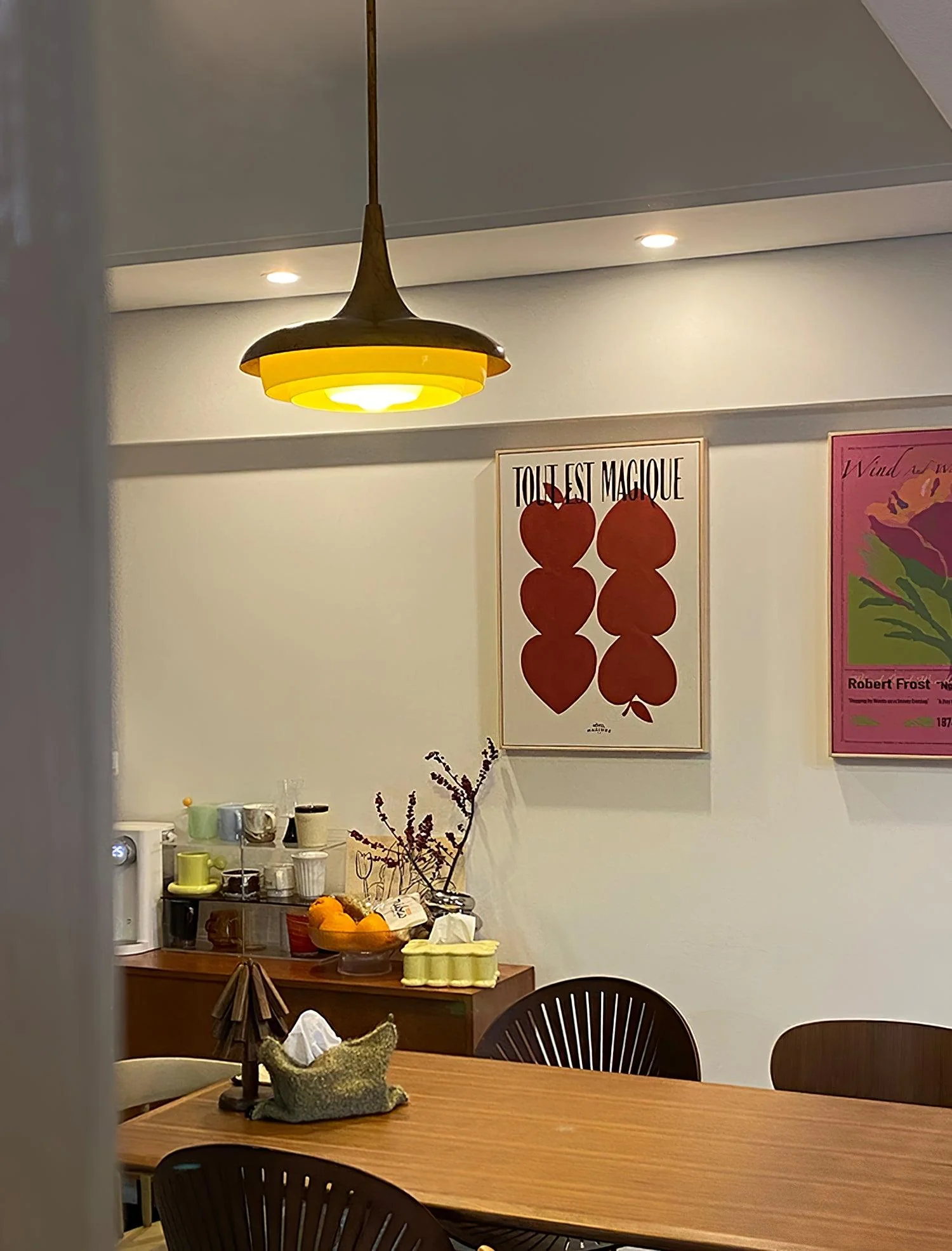 Vioce Mid-Century Modern Glass Pendant Light - Image 13