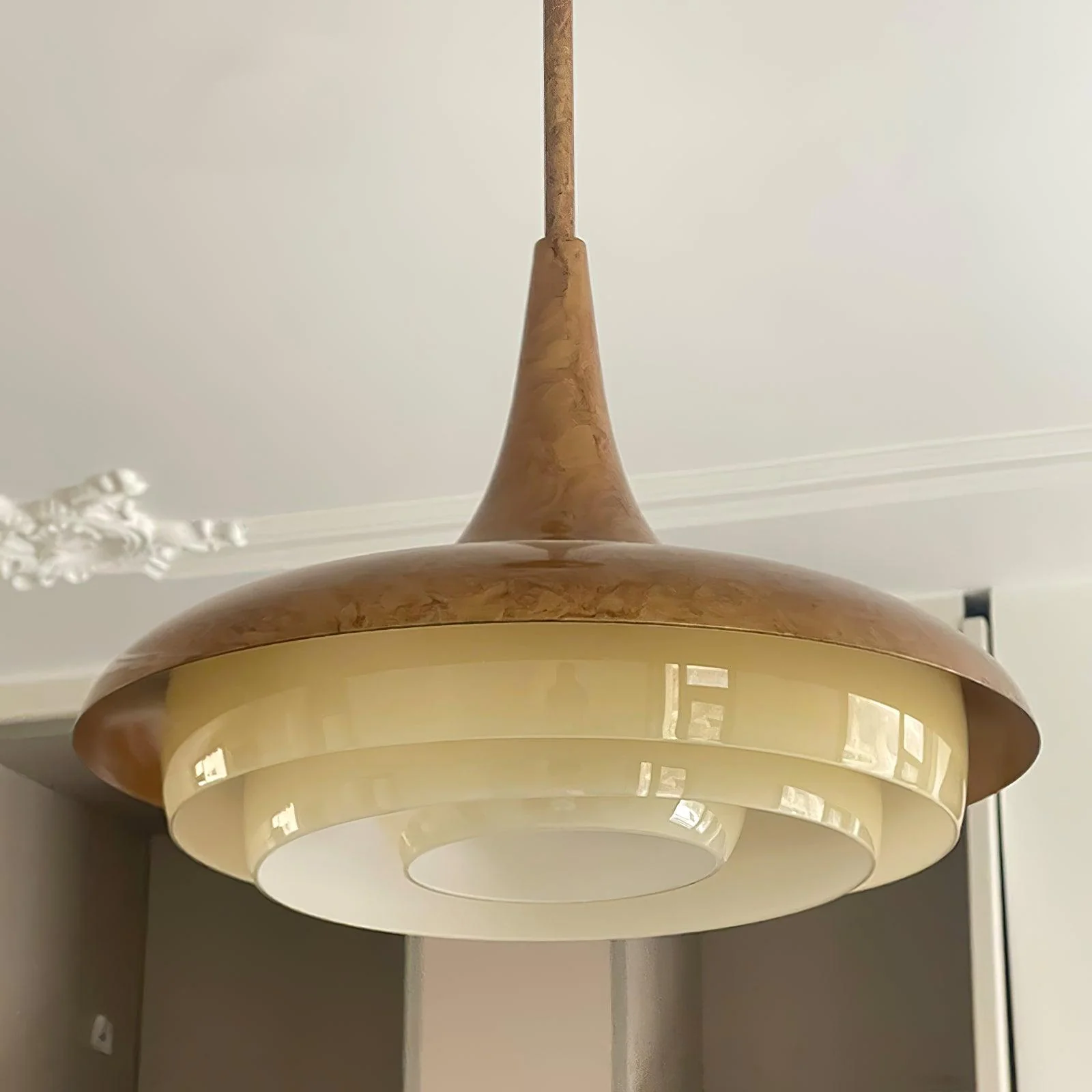 Vioce Mid-Century Modern Glass Pendant Light - Image 17