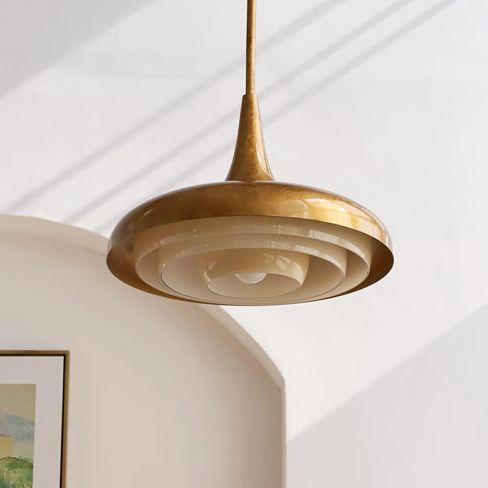 Vioce Mid-Century Modern Glass Pendant Light - Image 26