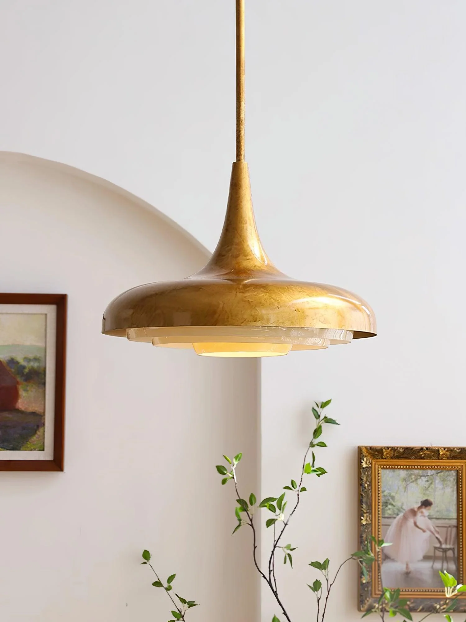 Vioce Mid-Century Modern Glass Pendant Light - Image 30