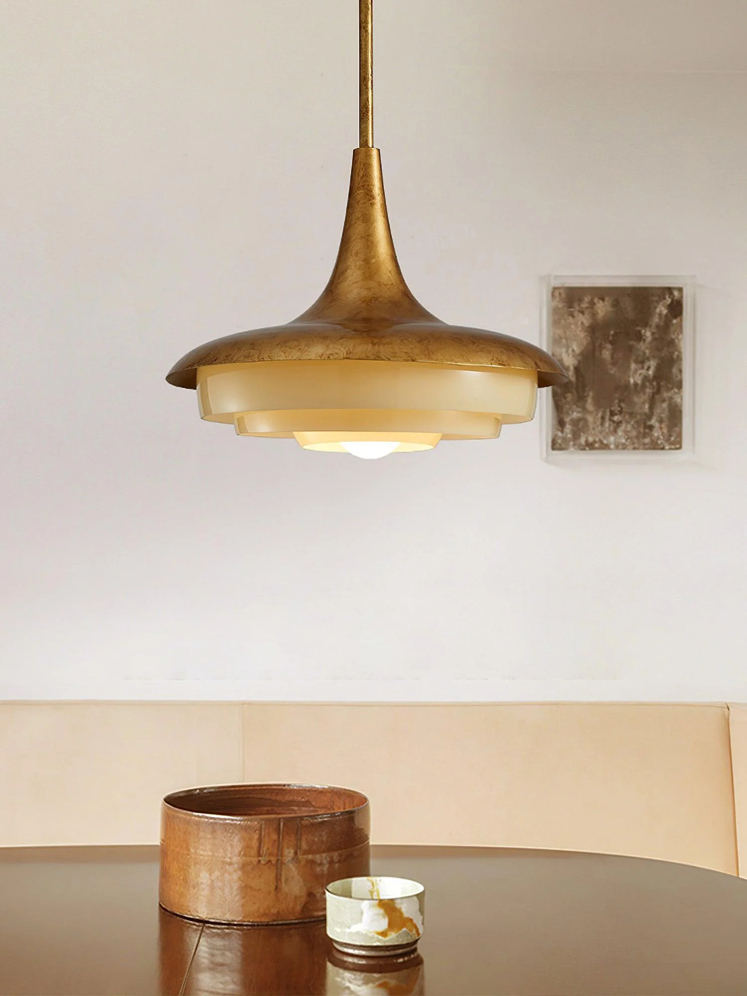 Vioce Mid-Century Modern Glass Pendant Light - Image 33