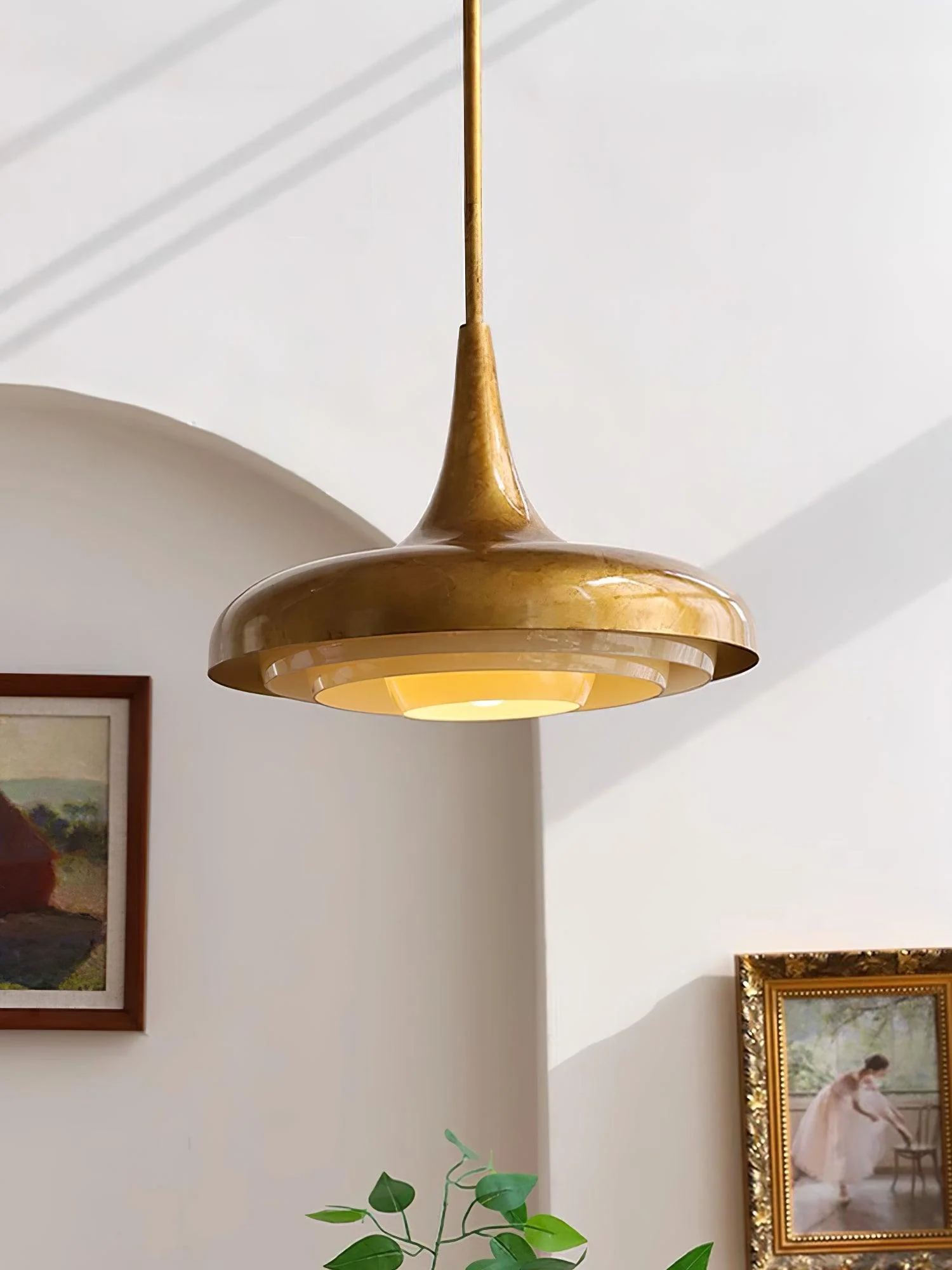 Vioce Mid-Century Modern Glass Pendant Light - Image 5