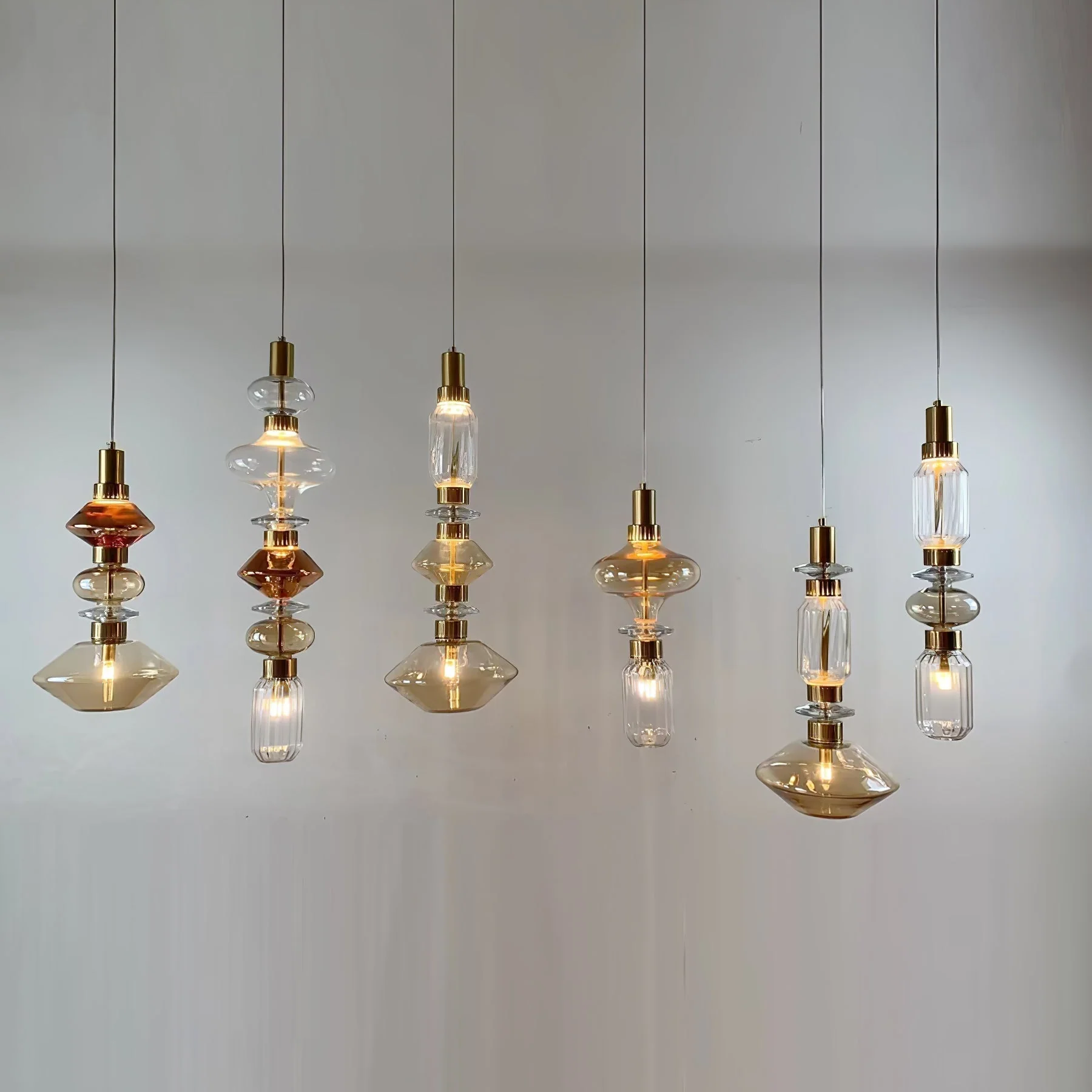 Vionisis Glass Light Luxury Pendant Lamp - Image 60