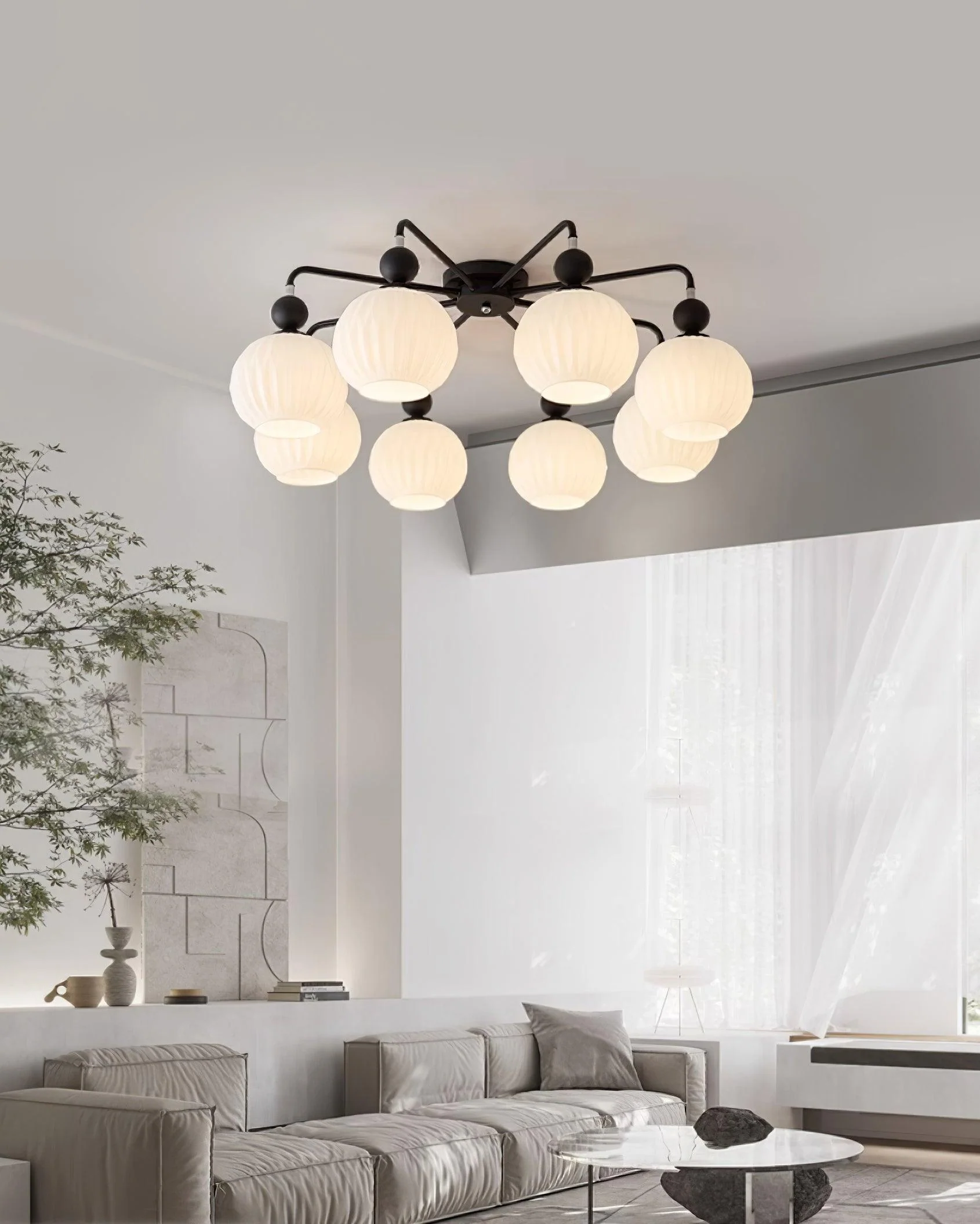 Viphaan Nordic Ceramic ceiling lamp - Image 49